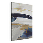 Tableaux Coups de pinceau abstraits aux accents bleus