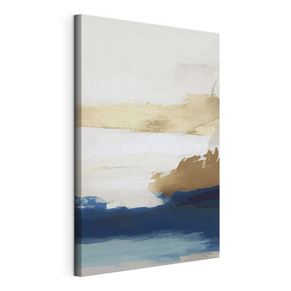 Tableaux Montagne brune et bleue