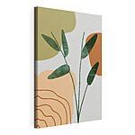 Tableaux Plante abstraite avec des tons de terre