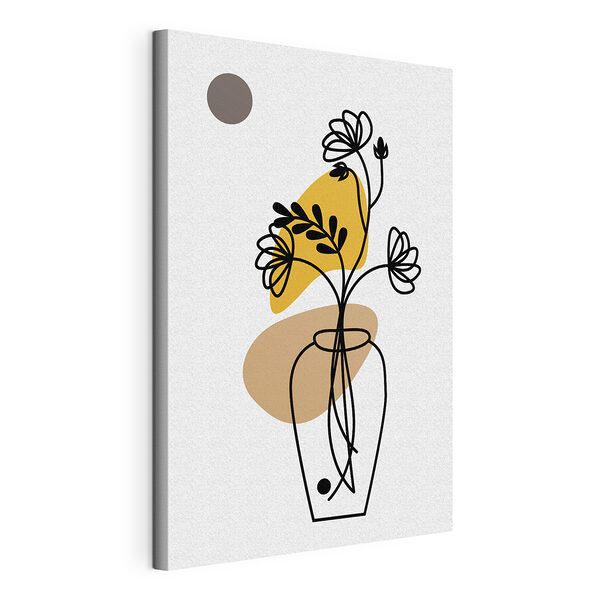 Dessin de fleurs dans un vase Tableaux Dessin de fleurs dans un vase