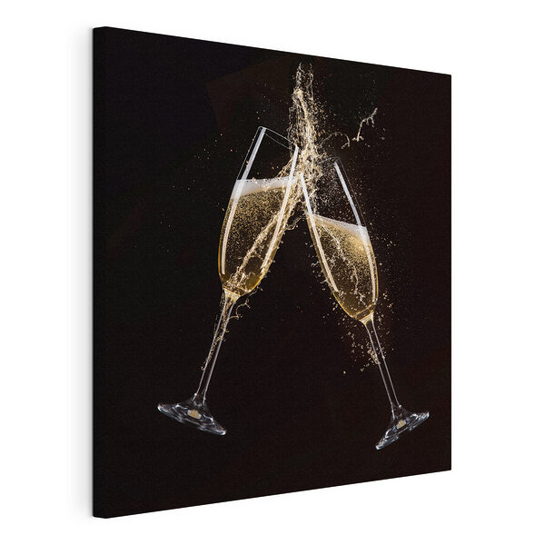 Tableaux Verre de champagne qui éclabousse