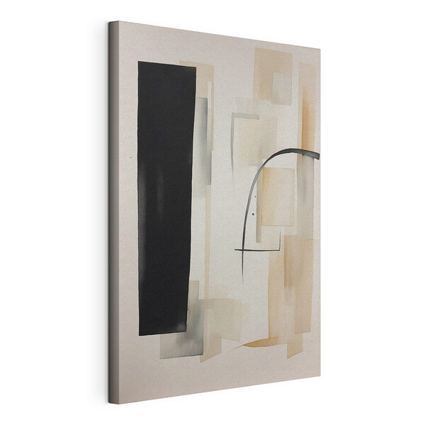 Peinture d'un rectangle noir et d'un rectangle Tableaux Peinture d'un rectangle noir et d'un rectangle