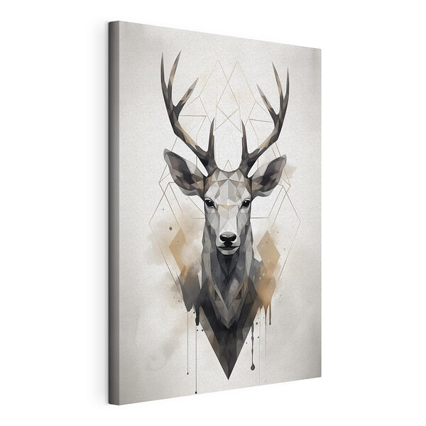 Cerf avec bois en polypropylène Tableaux Cerf avec bois en polypropylène
