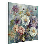 Tableaux Fleurs vives en harmonie avec l'aquarelle