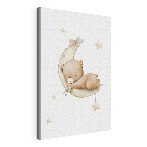 Ourson dormant sur la lune Tableaux Ourson dormant sur la lune