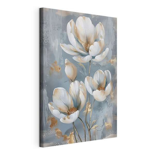 Des fleurs élégantes aux couleurs apaisantes Tableaux Des fleurs élégantes aux couleurs apaisantes