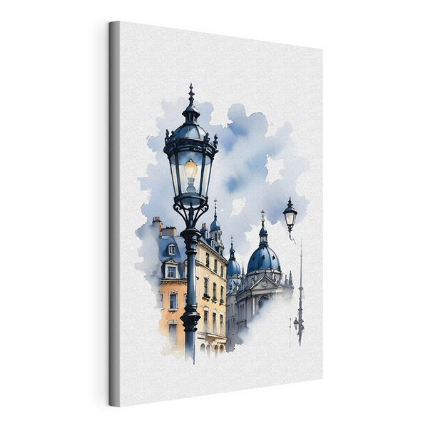 Lampadaires et dôme sous un ciel bleu Tableaux Lampadaires et dôme sous un ciel bleu