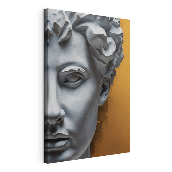 Statue d'un visage d'homme Tableaux Statue d'un visage d'homme