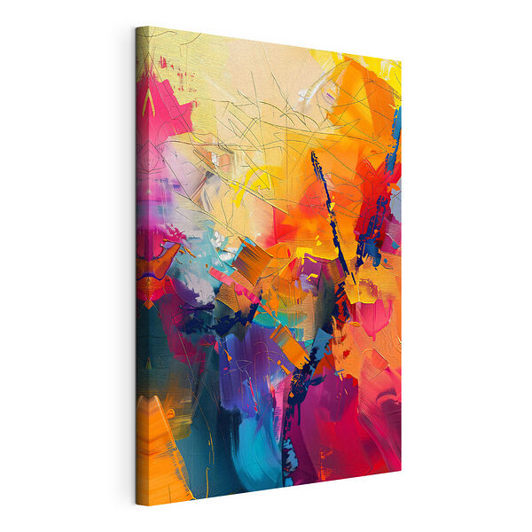 Explosion de couleurs vives et abstraites Tableaux Explosion de couleurs vives et abstraites