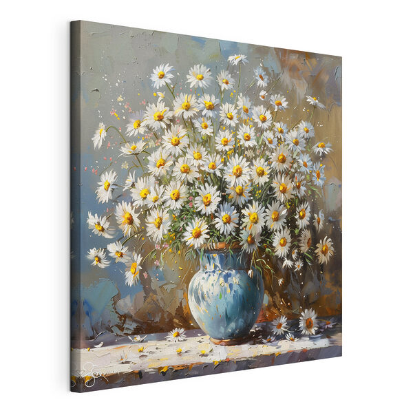 Vase rempli de marguerites vibrantes Tableaux Vase rempli de marguerites vibrantes