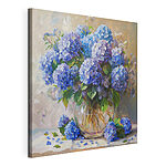 Tableaux Peinture de fleurs dans un bol en verre