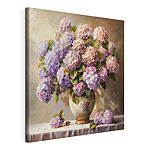 Tableaux Bouquet d'hortensias pastel dans un vase