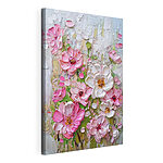 Tableaux Des fleurs aux couleurs vives dans des tons pastel délicats