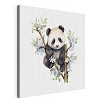 Tableaux Panda sur une branche d'arbre