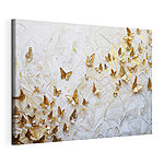 Tableaux Des papillons virevoltant dans des teintes douces