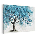 Tableaux Arbre aux feuilles bleues