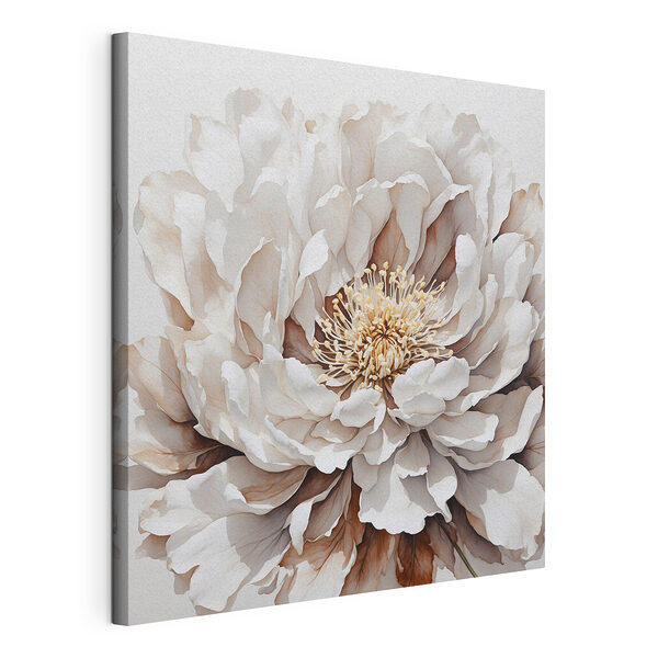 Tableaux Une floraison élégante dans des teintes douces et crémeuses