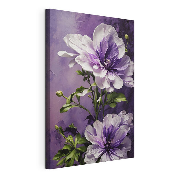 Fleurs élégantes dans les tons violets Tableaux Fleurs élégantes dans les tons violets