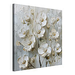 Tableaux Peinture de fleurs blanches