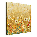 Tableaux Peinture de fleurs sur un mur