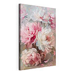 Tableaux Peinture de fleurs roses et blanches