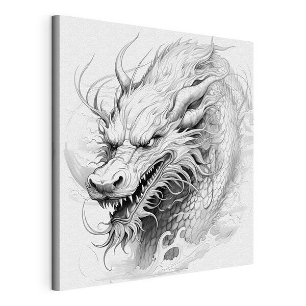 Dessin d'un dragon Tableaux Dessin d'un dragon