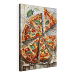 Tableaux Pizza aux tomates et au basilic