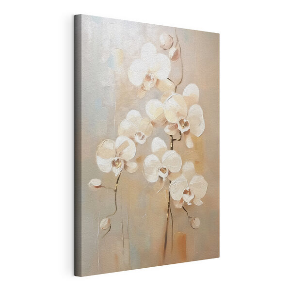Tableaux Peinture de fleurs blanches