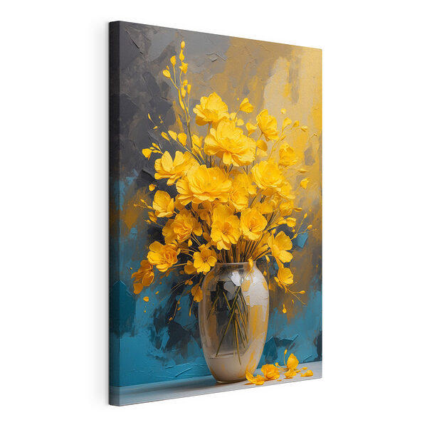 Vase avec fleurs jaunes Tableaux Vase avec fleurs jaunes