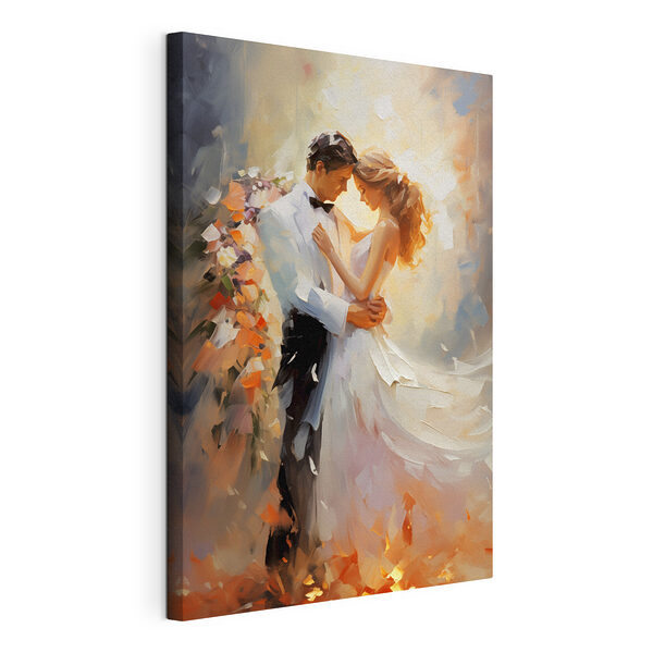 Peinture d'un homme et d'une femme dansant Tableaux Peinture d'un homme et d'une femme dansant