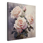 Tableaux Groupe de roses roses