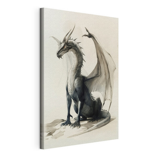 Dessin d'un dragon Tableaux Dessin d'un dragon