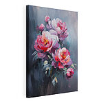 Tableaux Peinture de fleurs roses