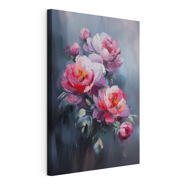 Peinture de fleurs roses Tableaux Peinture de fleurs roses