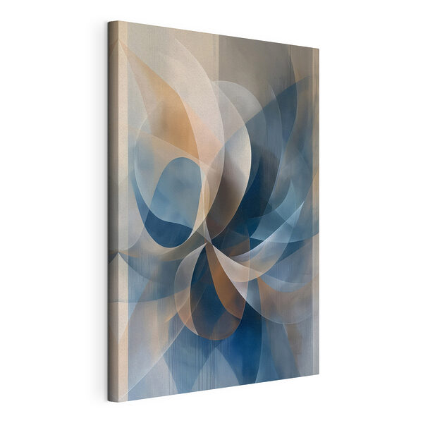 Nuances de bleu et de crème Tableaux Nuances de bleu et de crème