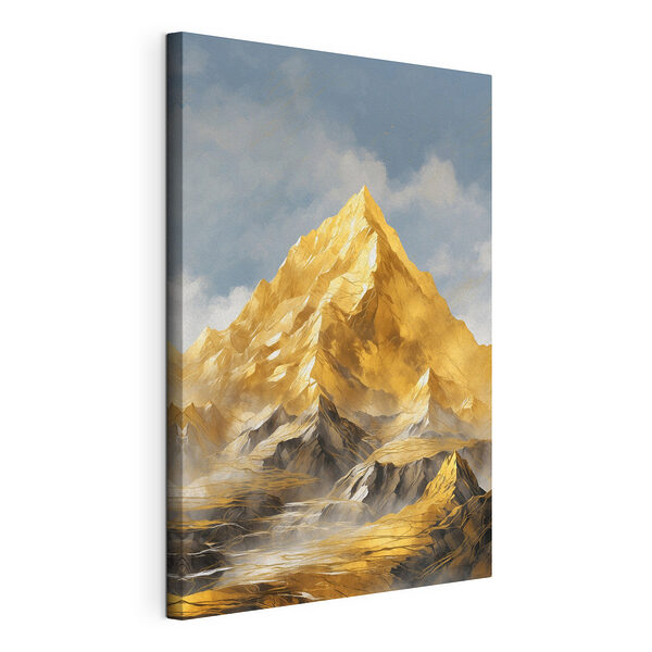 Montagne avec des nuages dans le ciel Tableaux Montagne avec des nuages dans le ciel