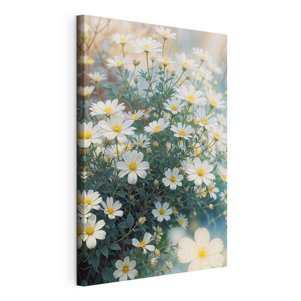 Tableaux Groupe de fleurs blanches