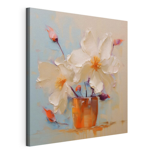 Peinture de fleurs dans un vase Tableaux Peinture de fleurs dans un vase