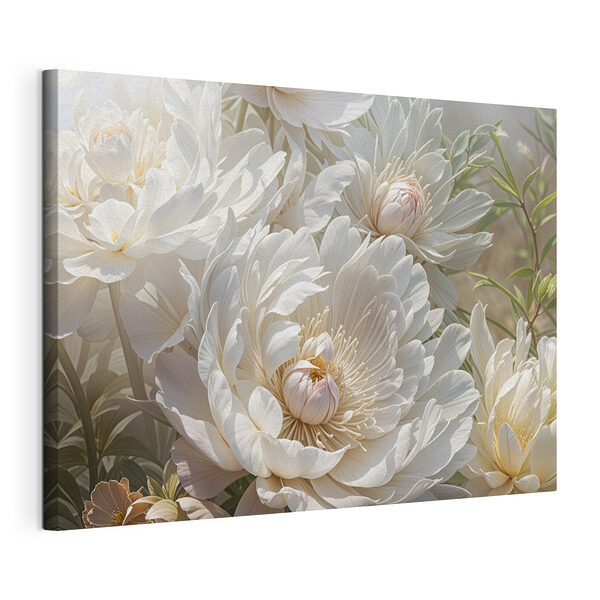 Groupe de fleurs blanches Tableaux Groupe de fleurs blanches