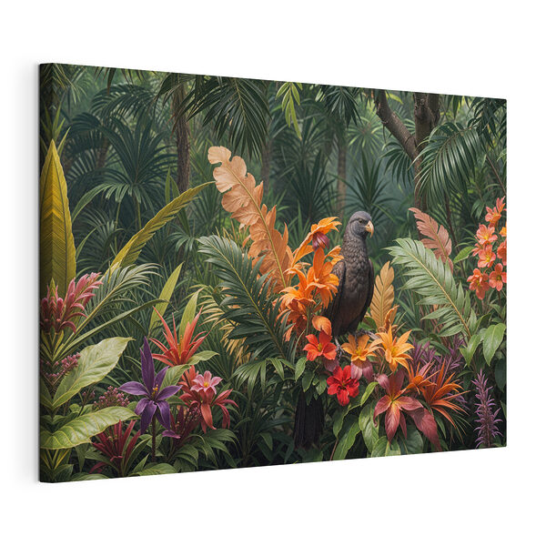 Oiseau assis sur une fleur Tableaux Oiseau assis sur une fleur