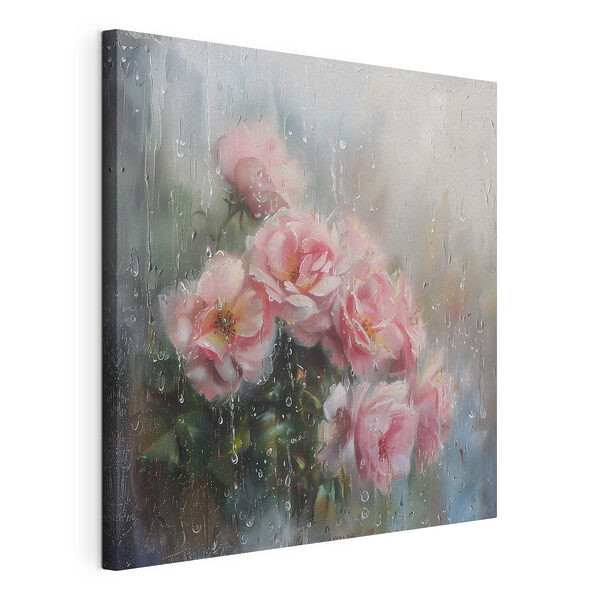 Roses voilées par la pluie Tableaux Roses voilées par la pluie