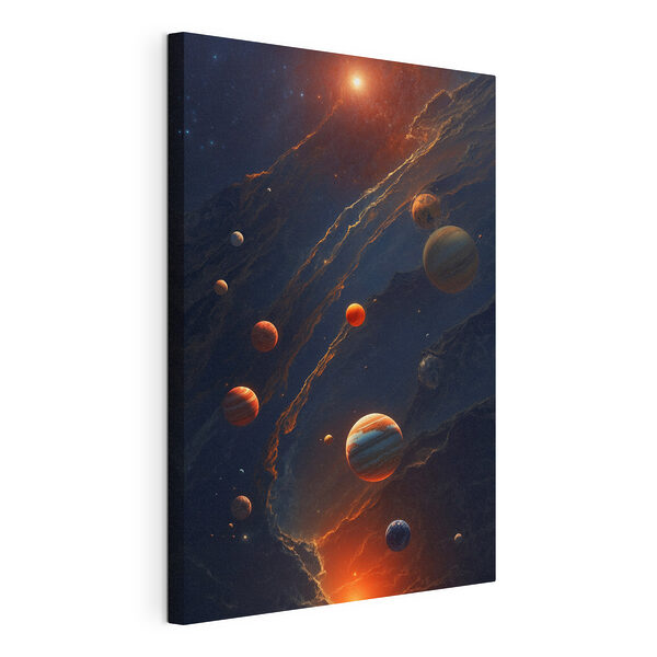 Les planètes dans l'espace Tableaux Les planètes dans l'espace