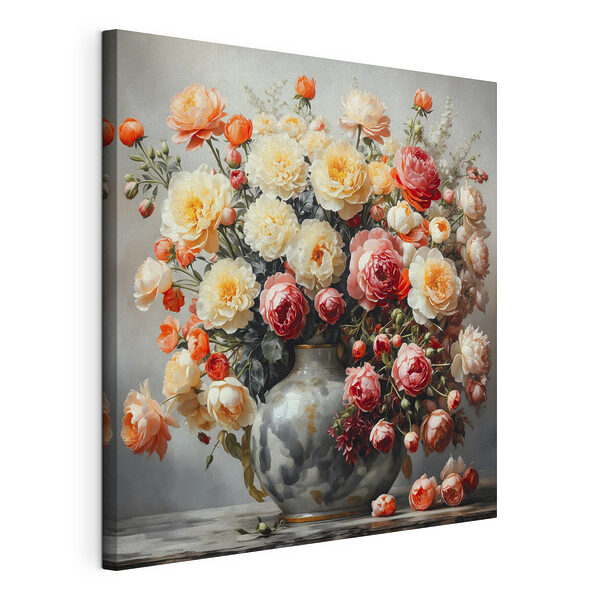 Vase de fleurs sur une table Tableaux Vase de fleurs sur une table