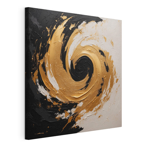 Tempête tourbillonnante de crème et de nuit Tableaux Tempête tourbillonnante de crème et de nuit