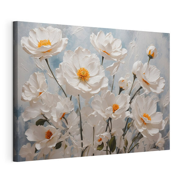 Groupe de fleurs blanches Tableaux Groupe de fleurs blanches