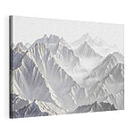Tableaux Chaîne de montagnes enneigées avec nuages