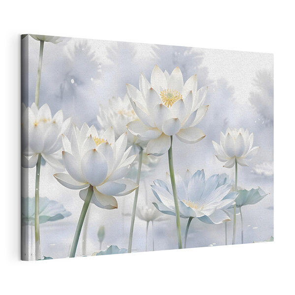 Tableaux Groupe de fleurs blanches