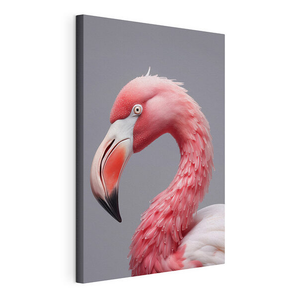 Tableaux Portrait d'un élégant flamant rose