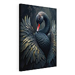 Tableaux Cygne noir à bec rouge