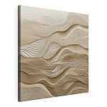 Tableaux Des lignes fluides dans des tons chauds